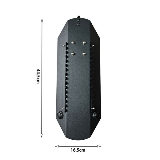 Small arm shield, handheld anti-riot arm shield, campus protection and security small shield, toothed arm shield with light, upgraded version, basic version