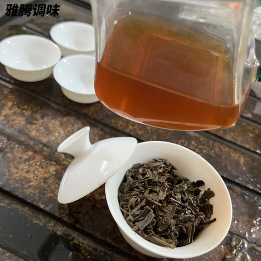 Vileri aged fried tea Chaoshan specialty Wufangpingshang mountain fried tea core handmade fried tea aged old tea strong aroma type 500g 10 years dry warehouse aging aged fried tea