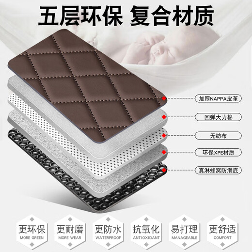 
Bozi is suitable for Lexus ES200 trunk pad fully enclosed es300h Zhi260 car trunk four seasons general original car black [main pad] embroidered car logo Lexus ES (imported) [1517 models] hybrid