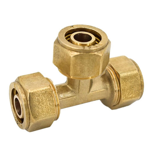 
Chengliu 4-point aluminum-plastic pipe joint 1216 solar pipe water heater pipe fittings inner wire outer wire direct diameter change tee accessories 12164 points (1/2) inner wire direct