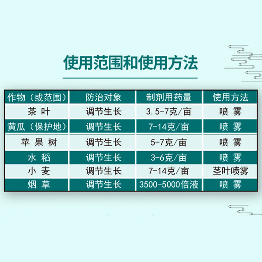 Bihu 0.136% red indigo brassica German imported vegetable and flower plant growth regulator 50g*1 bottle