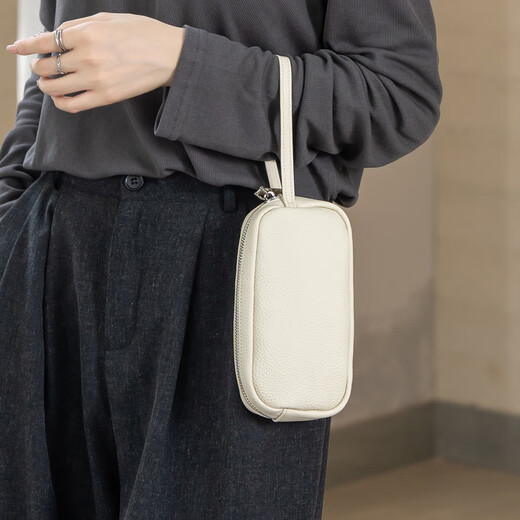 Diseño de nicho de Sephren NUEVA VACA COUPÓN DE COPONA COOK COUPO MODIA SIMPLE SOMBRE COWNHIDE A LA CAPACIDAD A LA MANO CAPACIDAD BOLSO DE TIELO MOBLICO BAJO BARRO - Capa superior Caca Put Bill Bill Key