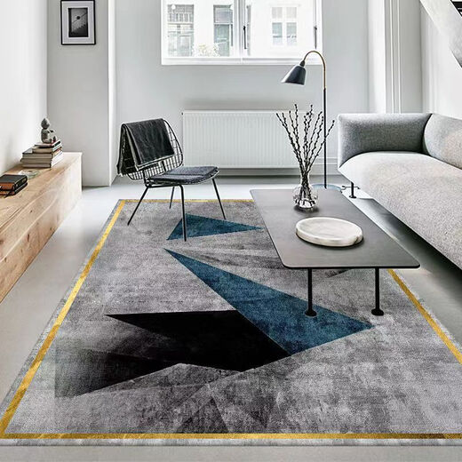 Xuxian light luxury living room carpet floor mat coffee table mat bedroom living room carpet home entrance anti-slip mat large area carpet light luxury-01 100*200 cm