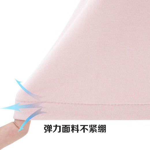 Yi Ershuang [40 100% algodón] Ropa de otoño e invierno de otoño y pantalones de otoño para mujer Sétra de algodón de algodón de fondo de cuello redondo para mujeres