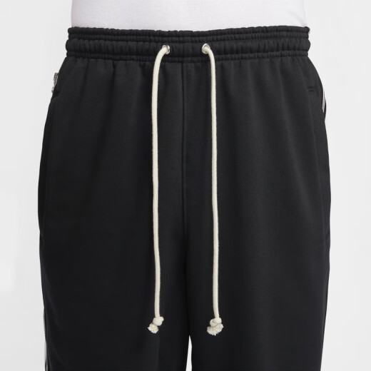 耐克（NIKE）官方THERMA-FIT男子加绒篮球长裤卫裤保暖HJ3884 010黑/淡象牙白 M