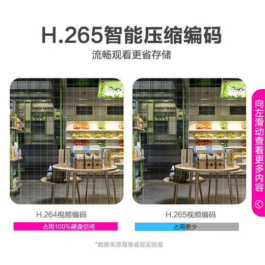 海康威视POE户外摄像头室外监控器360度旋转全景高清防水夜视6英 DS-2DC6223IW-D  200W