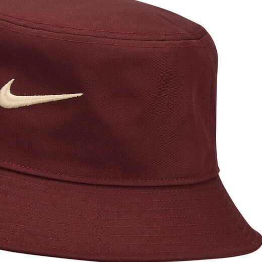 【准新品】耐克NIKE春运动配饰男女渔夫帽APEX BUCKET SQ帽子FB5382-681夜褐红M