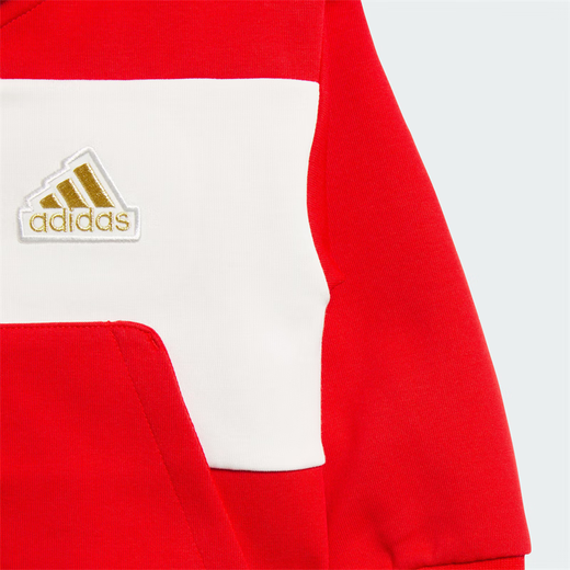 Adidas 24 Neujahr Model Herren- und Frauensport und lässige Langhülle Closed Hood Set JF3881JF3882 Red und Black JF3881 98cm