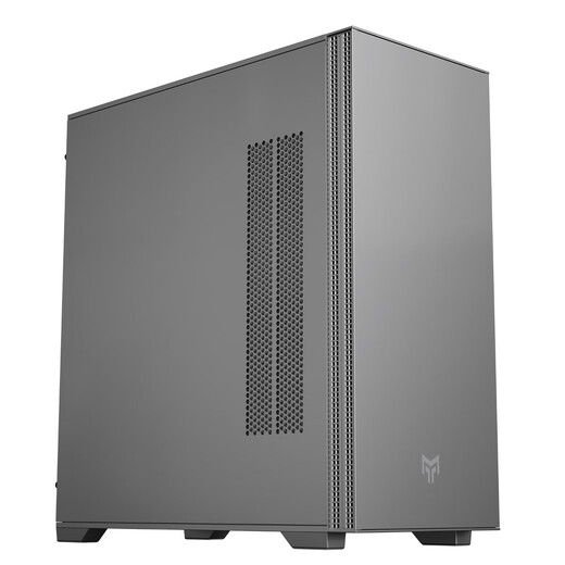 GALAXY Metal Master E210 Desktop-Computergehäuse (zwei Seitenteile aus Eisen/TYP-C/kompatibel mit E-ATX/unterstützt 360-Grad-Wasserkühlung/11 Lüfterpositionen/Farbe: Schlachtschiffgrau)