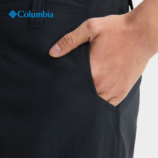 Columbia Outdoor 25 spring and summer new men's fishing series water-repellent dry sports shorts FM5618 010 XL (185/82A)