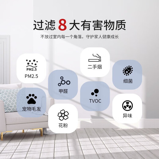 Lanchuang adaptado a Philips Air Purifier Purifier Elemento de filtro reforzado FY6177/6172/AC6601/6606