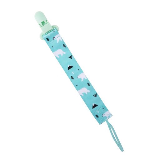 Golden-collar cat pacifier anti-falling baby toy teether chain clip lanyard teething stick anti-lost rope bite bag holder Kitten silicone anti-chain (one pack)