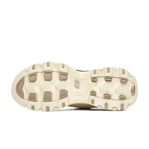 Skechers Little White Bear | Breathable couples heightening thick-soled versatile white shoes for women retro casual dad shoes men's sneakers