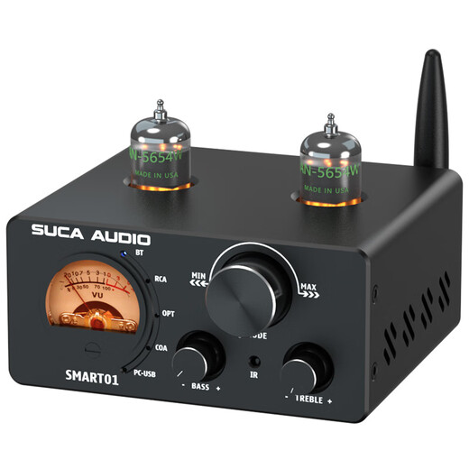 SUCA AUDIO声优创SMART01 胆机功放机家用胆前级发烧级解码前胆后石蓝牙hifi电子管小型功率放大器 标准款【配美国5654电子管】