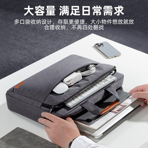 WOMT gaming laptop bag portable shoulder 15.6/16.1 inches suitable for Lenovo Asus Dell notebook men