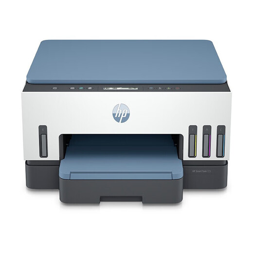 HP HP Tank725 Couleur Ink Type de type imprimante A4 Copy Scan SCORAL A4 COPIE DOUBLE A4 726 TANK725 Grand bac à encre + Télé télécommande + Cloud Printing Package 4: Buse d'origine + Ink d'origine 16 bouteilles de 16 bouteilles d'encre d'origine