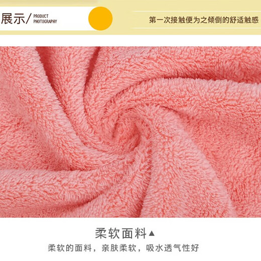 Yasidi towel and bath towel two-piece set adult thickened large bath towel for men and women bathing household water-absorbent quick-drying face wash towel light gray 350g towel + bath towel