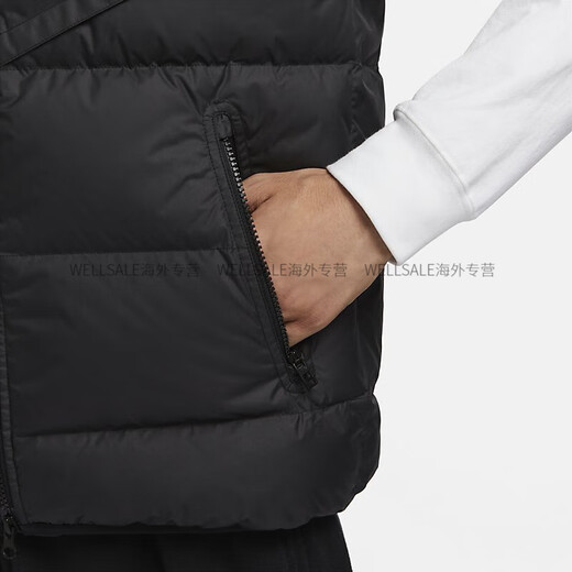 
Nike (NIKE) new down vest thick men's windproof and warm casual top sports vest trend FB8184 black_FB7374-010 Thick cotton jacket S Recommended 100-120Jin [Jin equals 0.5 kg]