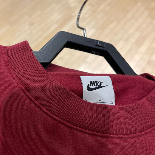 耐克（NIKE） 卫衣男士2024春秋季运动服加绒保暖圆领套头衫FN2611-365 FN2611-677深红色内里加绒 L