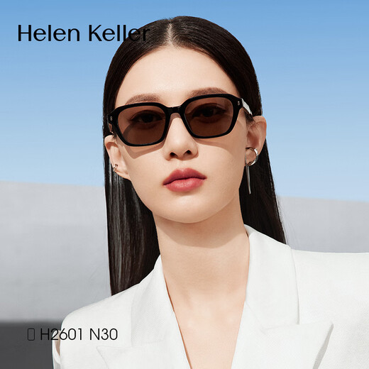 Gafas Helen Keller para hombres y mujeres HUD no polarizados LCD LCD Conducción de gafas de sol H2601N30