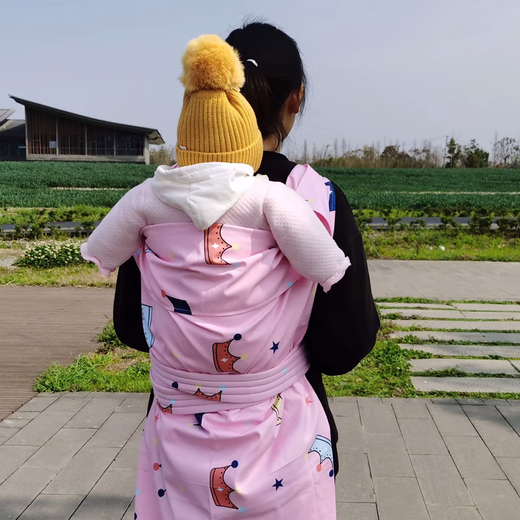 
Tongxin baby back old-fashioned strap Sichuan traditional thin cotton turban front and back dual-purpose baby to go out simple back bag square thin model [110*80 twill cotton] Luobu rabbit