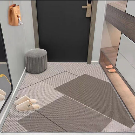 Shansui entrance hall vertical version modern entrance carpet door mat door floor mat household cuttable entry floor mat carpet thickened visual aesthetic 100 160*200cm