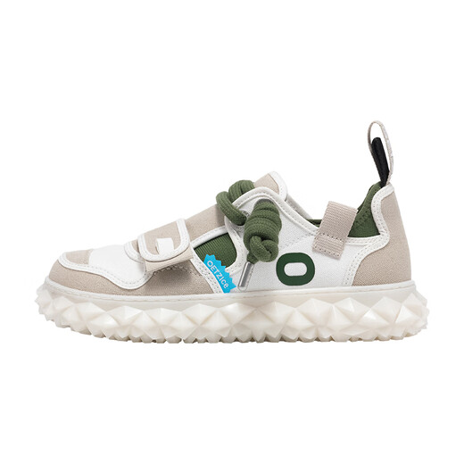 
OETZI Iceman Oz ugly cute men's shoes spring and summer casual canvas shoes lightweight breathable board shoes couple jelly shoes big toe white/gray T24121503 41