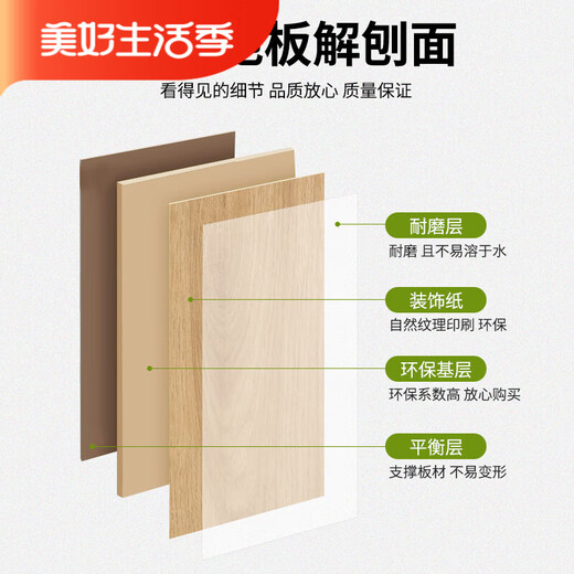 XMSJ Laminated Composite Holzböden Home Schlafzimmer 12mm Home Decoration wasserdichte Verschleiß-resistenter Diamantboardhersteller Direktverkauf 17081 1