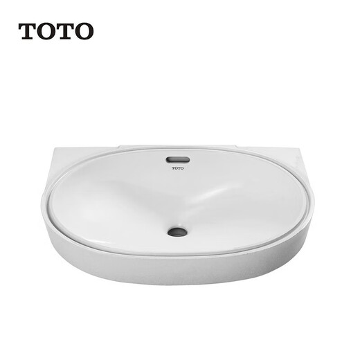 TOTO bathroom smart ceramic basin oval square wash basin under counter basin LW546B (07)