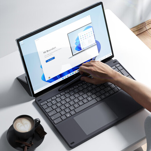 Dere tablet 16-inch 2-in-1 touch screen laptop Surface T60 thin and light portable business office online class entertainment audio-visual handheld high-definition ultra-large eye protection notebook 16-inch high-definition + 2-in-1 touch screen + i3-1215U strong core 32G + 1TB ultra-fast solid state