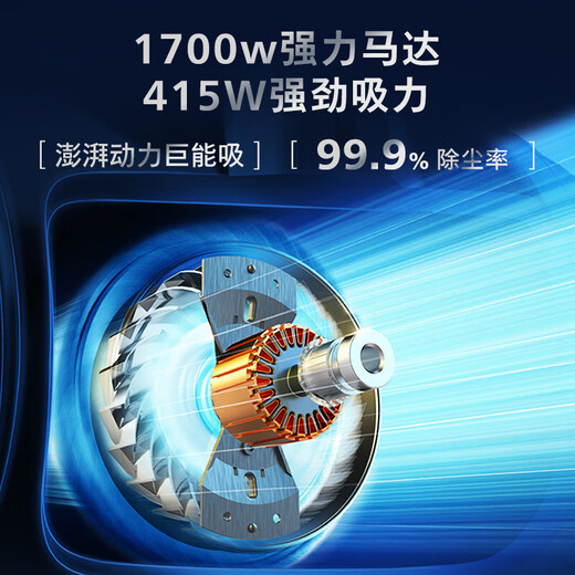 飞利浦吸尘器家用大吸力除螨无线手持式地毯吸尘机FC8632/9735/9573 FC9573 C类机（95新-试用样机）