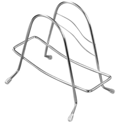 
Pangdonglai quality stainless steel storage rack household pot lid rack cutting board rack seat 1-pack [stainless steel cutting board rack]
