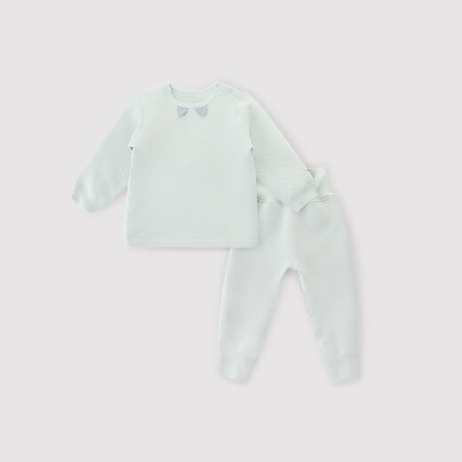 Bali Piggy Children's Home Clothes Spring and Autumn Girls Underwear Set Boys Autumn Clothes Autumn Pants Baby Clothes Baby Basement Set New Blue 100 cm