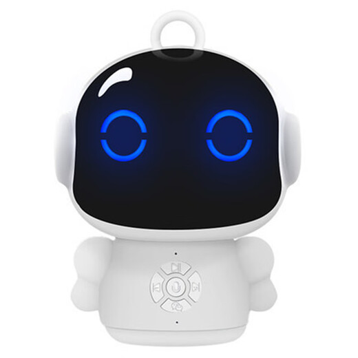
Children's intelligent robot early education machine wifi education learning machine voice dialogue gift toy factory Xiaoxiaobai-blue