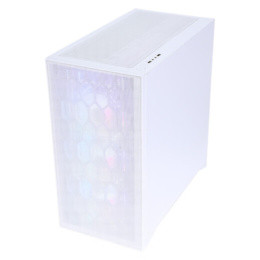 先马（SAMA）朱雀6 白色 游戏电脑主机箱 前板网孔/玻璃侧透/235mm宽体/支持背插式主板、410mm显卡、360水冷位