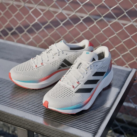 Adidas Adizero SL Flash Зарядка амортизирующая дышащая дышащая легкая кроссовка для марафона IF9356 Черно -белая HQ1349 38