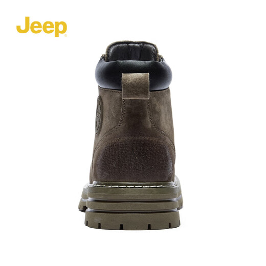 Jeep Boots masculinos Británicos Retro Martin Botas Midube Botas de trabajo Big Boot Boots Khaki