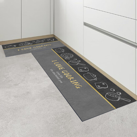 Dada Dada Kitchen Floor Mat Mat Antiplip Водонепроницаемый и нефтяной коврик для коврика входная дверь коврик для водопоглощения коврик для ноги коврик кухня вкусный кухня 45*70 см.