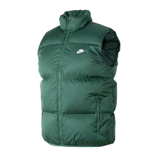 耐克（Nike）棉服男装秋冬季新款户外跑步服防风保暖马甲背心外套 FB7374-323绿色 M
