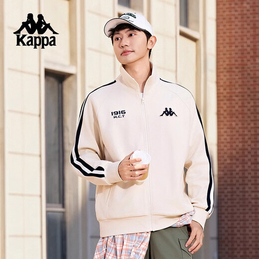Kappa back-to-back spring and autumn 2025 new sports jacket jacket men's casual contrasting color knitted cardigan women K0E52WK01D