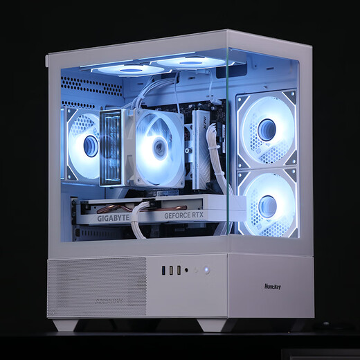 ASUS Core i5 14490F/14600KF/i7 14700KF+5060/5070/Ti Desktop sea view room game AI desktop computer host DIY assembly machine with three 14490F/16G/500G/5060Ti