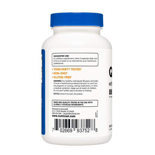 Nutricost Quercetin + Bromelankapseln klare Lungen und nähre Lungen Quercetin High -Inhalt 880 mg aus den USA 880 mg 120 Kapseln importiert