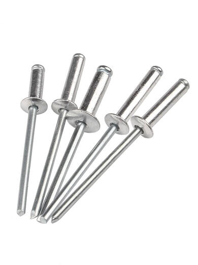 Qili Color aluminum core pulling rivet pulling rivet round head pulling willow nail K-type pulling nail M2.4/3.2/4/5/6mm M2.8*12200 black