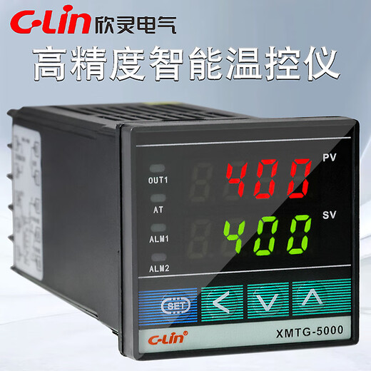 Xinling Electric (C-Lin) Xinling Electric Xinling Temperature Contrôleur XMTG-5000 5211 5212 5511 5012 Affichage numérique Intelligence haute précision XMTG-5512 PT100 400 Sortie de tension
