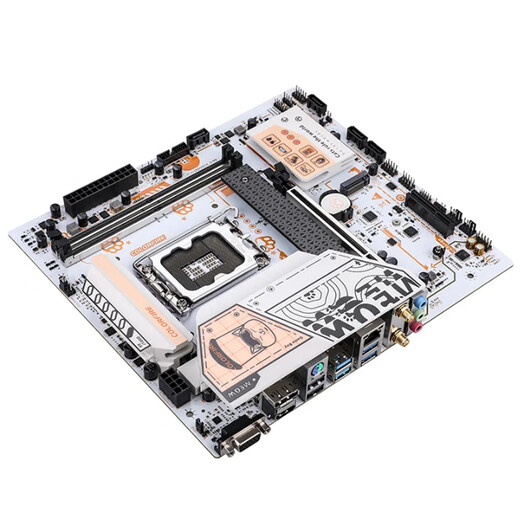 七彩虹（Colorful）英特尔（Intel）B760 H610搭intel i3 12100F 14代 14100F板u套装 B760M-A MEOW WIFI D5橘影橙 14代丨i3 14100
