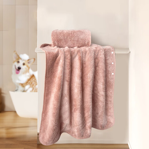 Laiwang Brothers Pet Absorbent Towel for Dogs and Cats Bathing Strong Absorbent Quick-Drying Bath Towel Medium Thick Non-stick Hair
