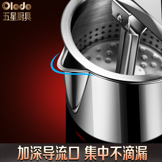 Olodo 316L stainless steel manual juicer hand-pressed orange juice press residue juice separation pomegranate juicer 316L juicer free 50 filter bags