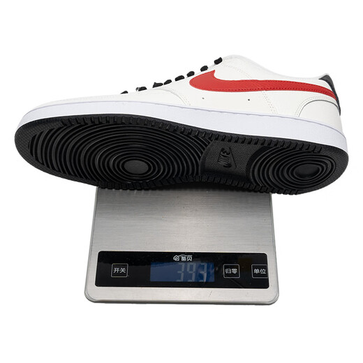 耐克（NIKE）男鞋板鞋 2025新款夏季时尚运动鞋舒适耐磨低帮运动休闲鞋滑板鞋 COURT VISION/白黑红 42