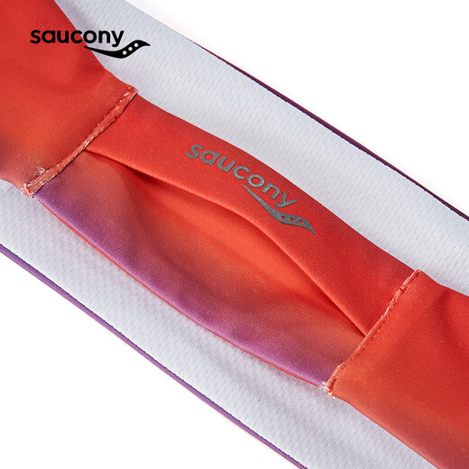 索康尼（SAUCONY）运动发带男头带止汗头巾女吸汗跑步篮球健身防导汗束护额头箍 紫红渐变色组