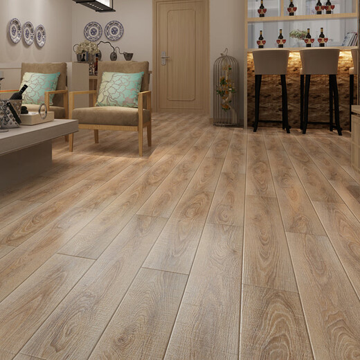 
XMSJ custom laminated wood flooring household bedroom wear-resistant waterproof floor heating wooden diamond board small relief pn9215 1